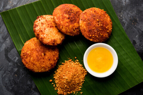 Podi Idli with Ghee